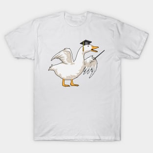 Duck Professor Cylinder T-Shirt